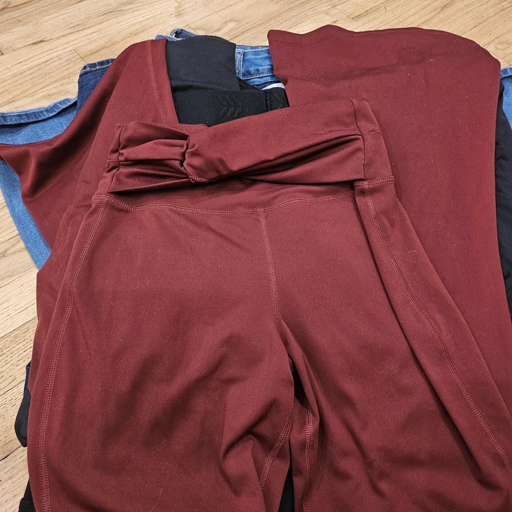 ASRV Red Athletic Leggings